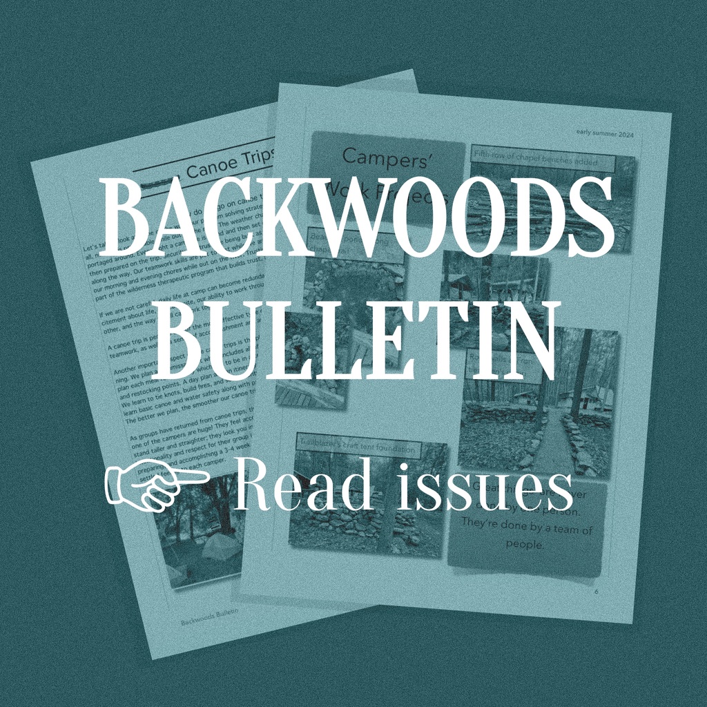 Read issues of the Backwoods Bulletin